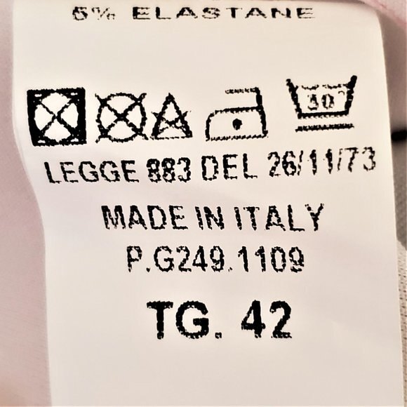 NWT Pois Italy Mini Skirt Abstract Pink Floral Scuba Size 6 or 42IT - Picture 7 of 9